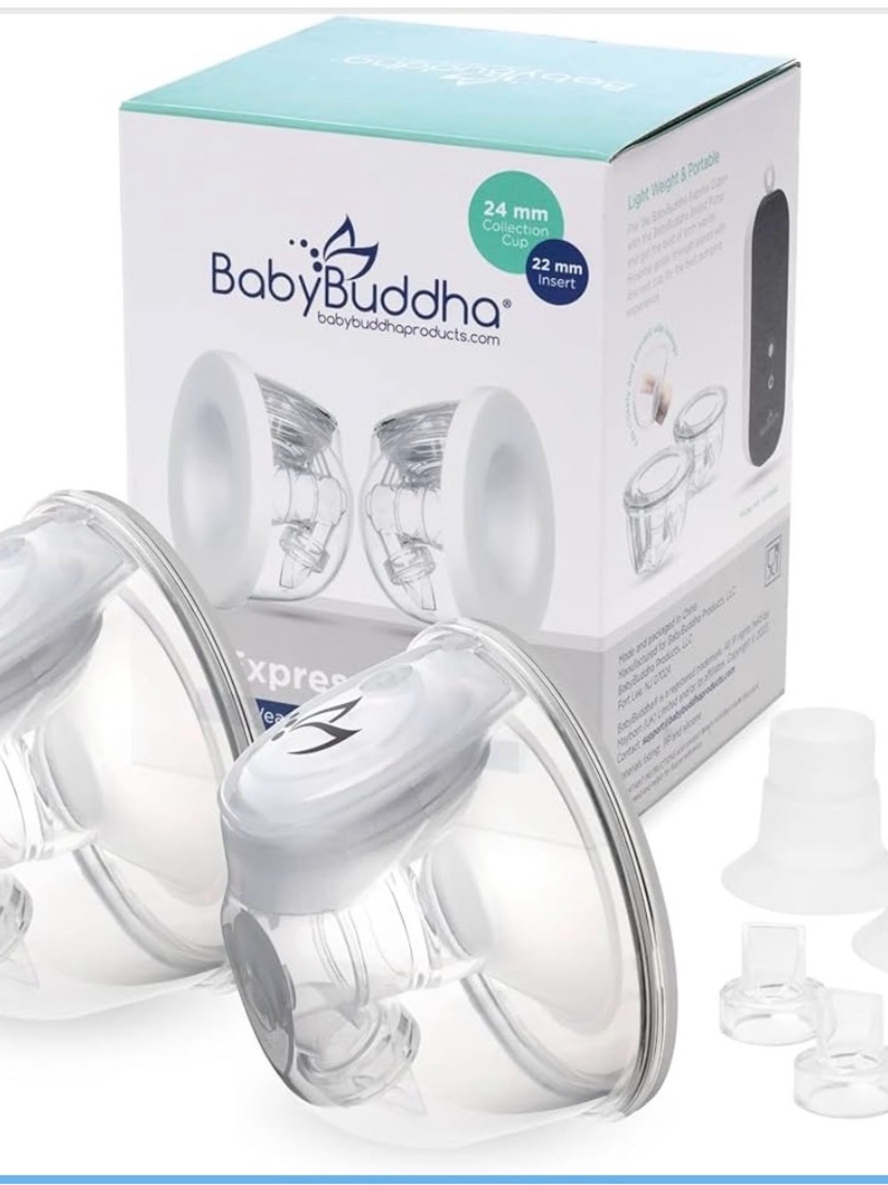 BabyBuddha Pump Wearable Collection Cups (in bra/hands free)